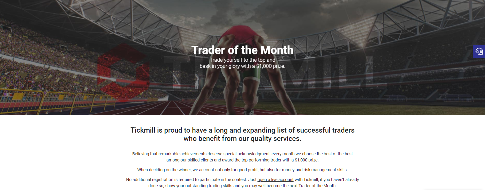 Tickmill trader of the month contest Tickmill trader of the month contest